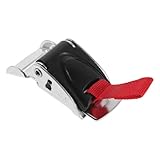GALPADA Schnellverschluss Satz für Motorradhelme mit Edelstahl Kinnriemenadapter bis 2,5cm Breite Ratschenschnalle für Integral Dreiviertel und Halbschalenhelme Ersatz Schnellverschluss