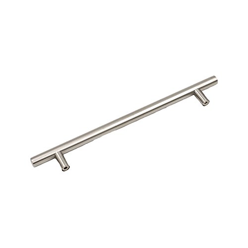 Image of homdiy 5 Pack Brushed Nickel Cabinet Hardware Cabinet Pulls - HD201SN Cupboard Handles Modern Cabinet Door Handles 7-1 /2inch Hole Center Modern T-Bar Pulls