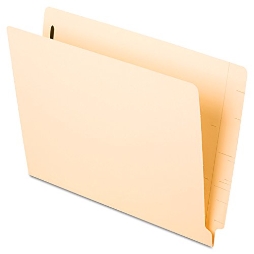 Pendaflex Manila Reinforced End-Tab Fastener Folders, Letter Size, Manila, Straight Cut, 50/BX (13140EE)