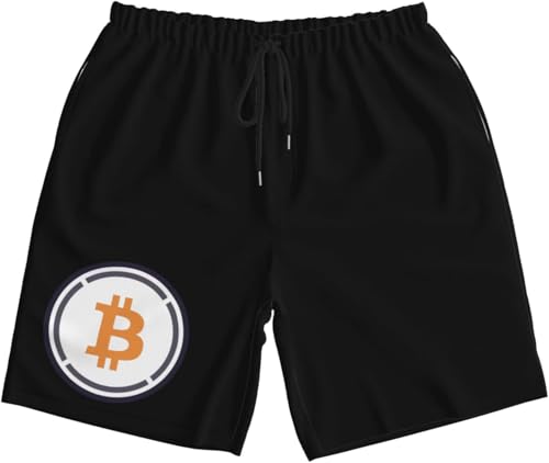 Bitcoin Mens Swim Trunks Quick Dry Board Shorts 7