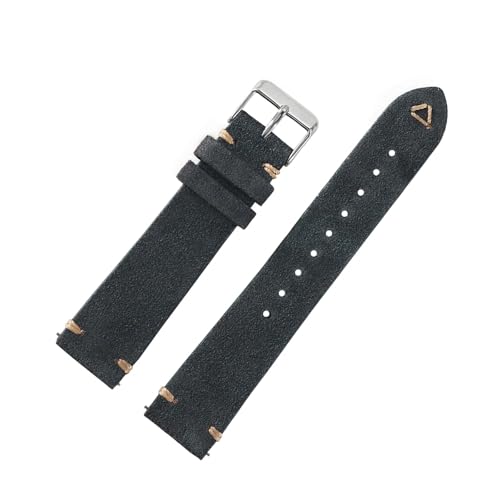 [] XG[hU[EHb`Xgbv 18mm 19mm 20mm 21mm 22mm 24mm O[ Be[Woh pXgoh nhChXeb`EHb`oh(Dark gray,21mm silver buckle)