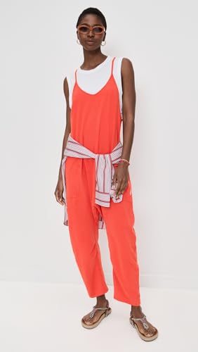 Image of Free People Women's Hot Shot Onesie, Scarlett, Red, S