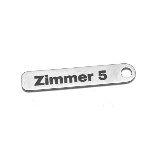 Schlüsselanhänger mit Gravur nach Wunsch - Telefonnummer/Text - persönlicher Anhänger
