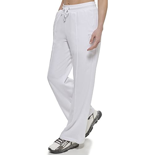 DKNY Women's Tonal Stacked Logo Pant Wide Leg2
