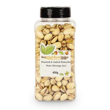 Buy Whole Foods Pistachio Nuts Roasted and Salted (Storage Jar) 430g