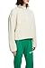 Bandier SJ-SJB10044-The Holly Half Zip Sweatshirt-Cream Sherpa-L