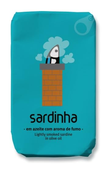 Conservas A Banca da Sardinha - Sardina ligeramente ahumada en aceite de oliva - 4.23oz 120gr (paquete de 5 latas)