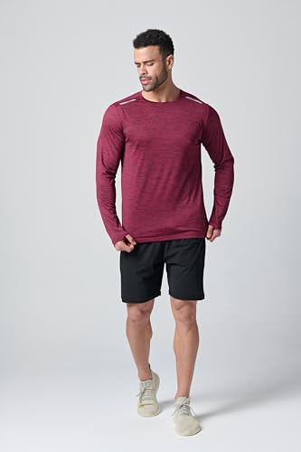 Liberty Imports mens Athletic Long Sleeve T Shirts With Thumbholes T-Shirt