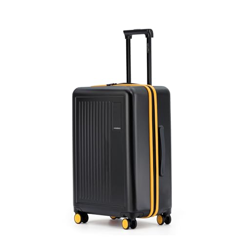 Image of MOKOBARA Transit Check-in Trolley Bag 64cm 65L Black & Yellow