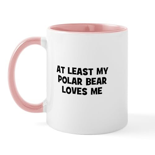 CafePress At Least My Polar Bear Loves Mug 11 oz (325 ml) Ceramic Coffee Mug