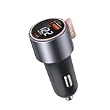 Mcdodo 75W Car Charger Adapter Fast Charging USB A+C Dual Ports Car Lighter USB Adapter for iPhone 12 13 14 15 pro Max X XR XS 8 Plus 6s, iPad, Galaxy S Series/A Series