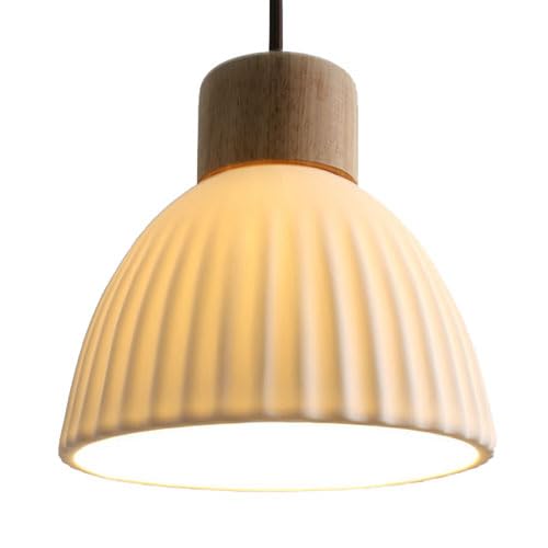 Lustre en céramique au design minimaliste, luminaire suspendu d'exception pour café