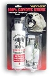 100% Real Coyote Urine Combo 8oz.with 3 Disp.
