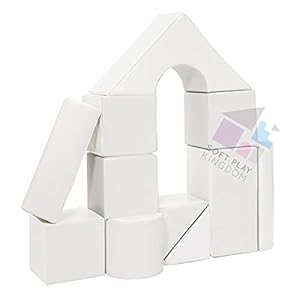Kasteel Blokken Witte Zachte Spelen Kingdom Foam Bouwset