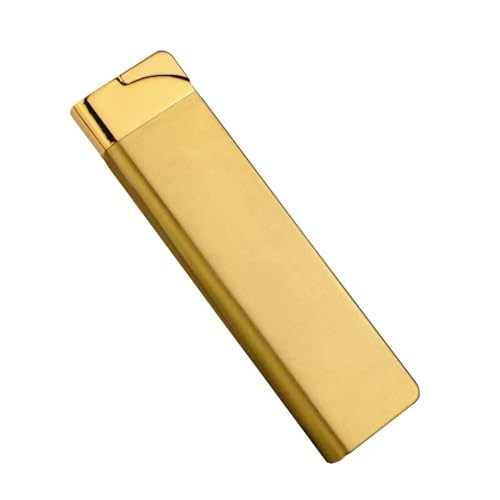 Encendedor de gas butano recargable ultrafino Antorcha a prueba de viento Encendedor de metal Jet Encendedor de llama verde de butano recargable Encendedor de supervivencia Adecuado for acampar al air