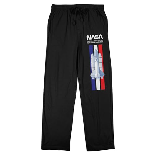 Bioworld NASA Space Shuttle Men's Black Sleep Pajama Pants