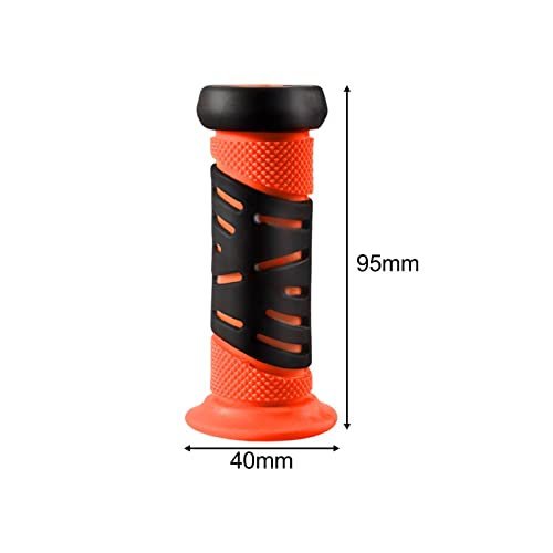LOVIVER Bike Handle Grips Kids Handlebar Grips Non Slip Soft Rubber Bike Grips for Girls and Boys Tricycle Biking Orange - Image 4