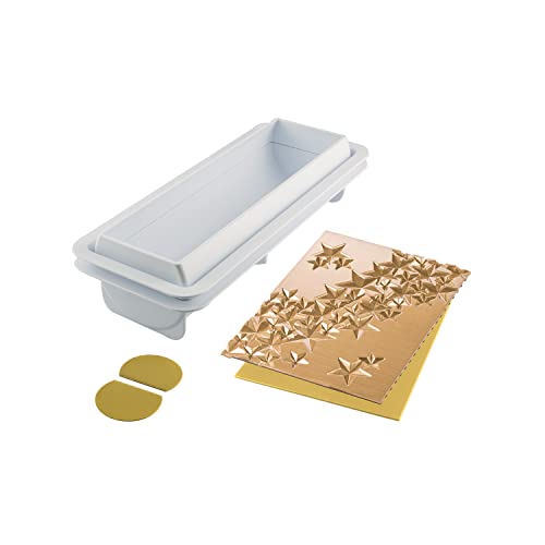 Moule en silicone Silikomart blanc Starlight d'une précision de texture absolue