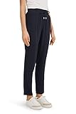 Kollektion: Casual C&A Damen Hose Hosen Casual Tapered Mid Rise/Mid Waist Viskose dunkelblau 46 S-L-R