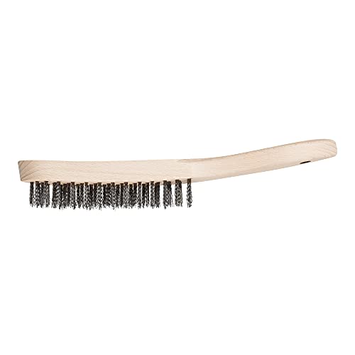 PFERD HBU 43698006 Brosse à main 4 rangs en acier inoxydable Diamètre 0,30 mm Utilisation universelle