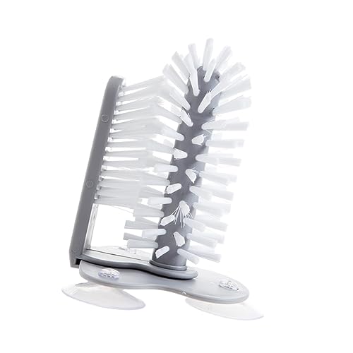 Gogogmee Detachable Suction Cups Tea Cup Brush Cleaning Brush Lazy for Glass Kitchen Use
