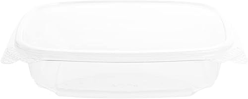 Miniatura 15 de Restaurantware Thermo Tek - Recipientes de comida para delicatessen de 24 onzas, 100 recipientes con tapa con bisagras antivaho  Rectangular