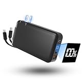 【2025年新モデル 大容量モバイルバッテリー】折りたたみ AC 内蔵 20000mAh パワーバンク、PD急速充電、LCD残量表示、最大4台のデバイス同時充電対応、内蔵ケーブル2本、多層安全保護システム搭載、 iPad/iPhone/Android 全機種対応,PSE認証済、日本語取扱説明書 image