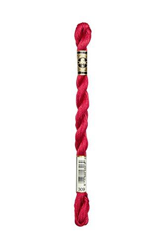 Hilo algodón perla DMC color rosa oscuro