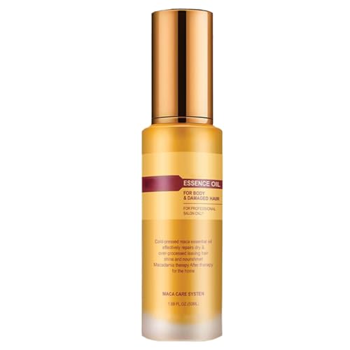 Aceite De Cabello E-Ssence, Aceite Para El Cabello Dañado, Acondicionador Del Cabello Para Hombres, Fórmula Hidratante, Potenciador De Brillo, Beneficios Versátiles, 50 Ml, Para Hombres Y Mujeres