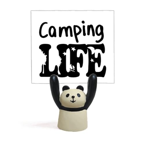 Support de memo panda deco camping life cartoon