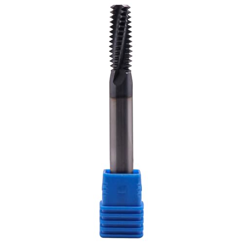 Image of 1 /2-13 UN Solid Carbide Thread Mill - AlCrN Coated, 4 Helical Flute | Thread end Mill, .370 inch Cutting Diameter, 13 Pitch Length of Cut(1.00), 3 /8 inch Shank Diameter, 3-1 /2 inch Overall Length