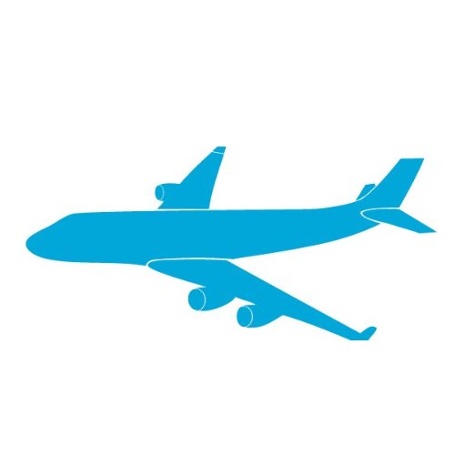 Airplane Stencil for Painting Airplanes in The Sky of a Boys Mural