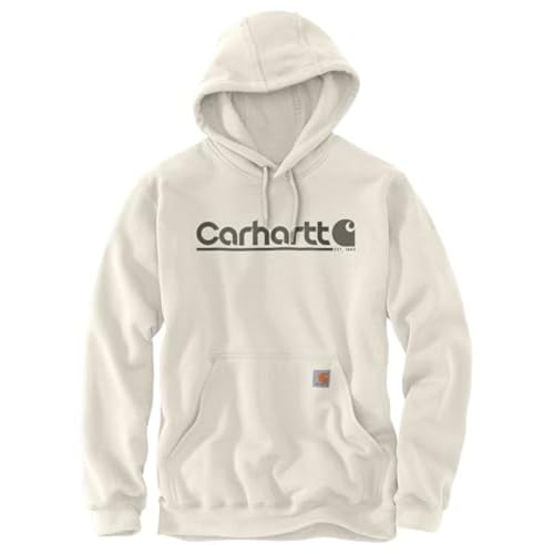 Carhartt Men's Rain Defenderloose Fit Midweight Logo Graphic Sweatshirt