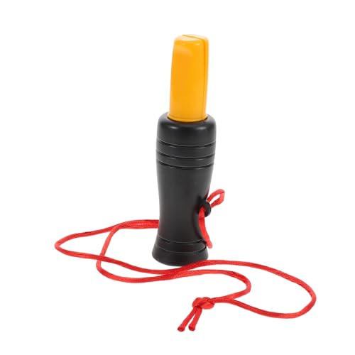 BESPORTBLE Silbato de imitación Silbato de Pico de Pato Orejas de Conejo Rojo anidación de Silbato de Caza Silbato para Caza llamador de Ciervos Silbato portátil el plastico Black