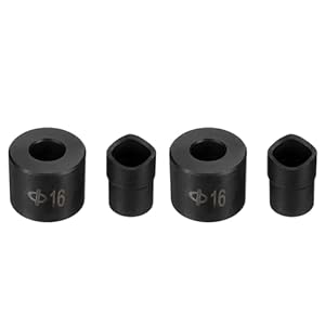 QUARKZMAN 2er Set Rohrdurchbruch-Stanze 16mm