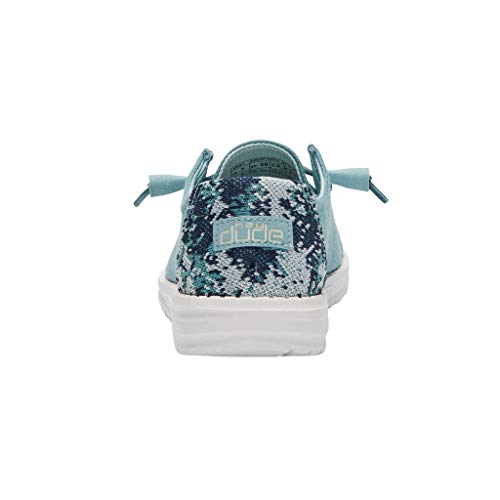 Image of HEYDUDE Women's Wendy Stretch Fleece Loafer Sea Blue