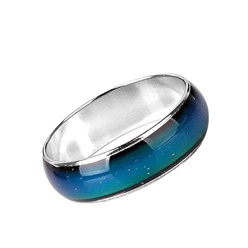 Generic Emotion Feeling Magic Ring Mood Color Changeable Alloy Ring Color Changing Finger Ring Jewelry 15.7mm Attractive processing