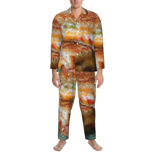 Ensemble pyjama homme imprimé original : style décontracté pour des nuits cocooning réussies