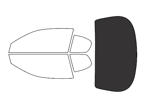 Rvinyl Window Tint Kit Compatible with Chevrolet Monte Carlo 2000-2007 - Rear Windshield Precut Kit - 20%