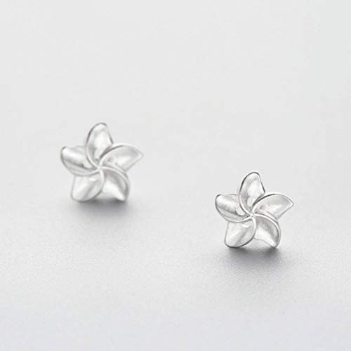 Boucles d'oreilles argent sterling femme fleur sauvage bijoux creux