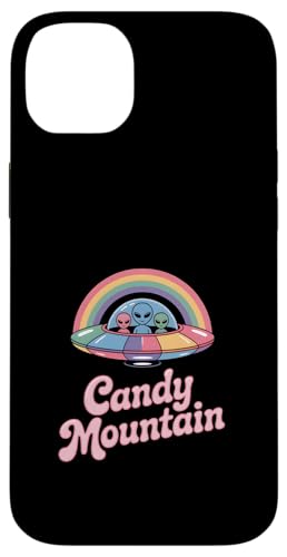 Funny Candy Mountain Alien UFO �i������ �X�}�z�P�[�X iPhone 14 Plus �p