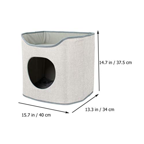 Balacoo Torre de Gato Árvore de Gato Suporte Casa Móveis Kitty Climber Casa Torre de Brincadeira de