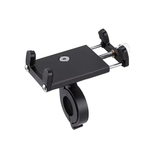 Support téléphone VTT et moto rouge avec clip de fixation GPS antidérapant