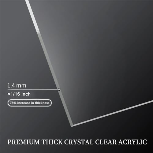 Homso XKJS-BLACK-A3 Picture Frame In Black - 11.7X16.5 Frame Metal Aluminum A3 Poster Frames Thin Border A3 Frame With Shatter-Resistan Acrylic thumb #8