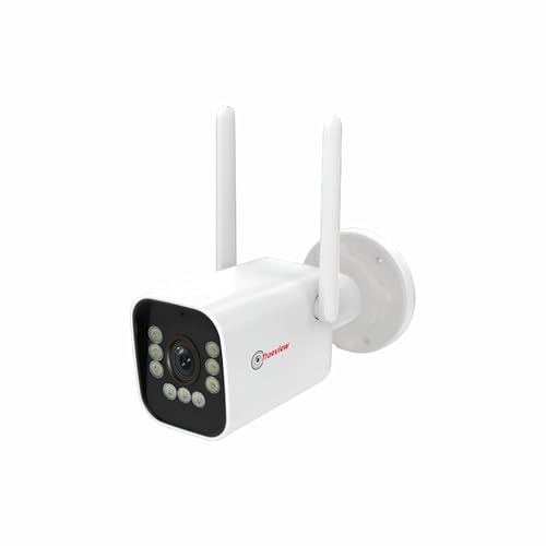 Trueview 3MP 4G SIM Bullet Security Camera | All Time Color Night Vision | IP66 Waterproof | Human Detection | Two Way Audio | 256GB Memory Card Support | STQC Approved