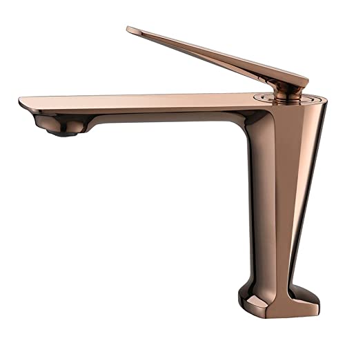 Robinets de lavabo de salle de bain mitigeur laiton eau chaude froide