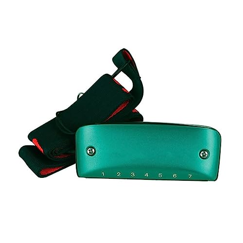 PacuM Harmonica par Instrument Key 7 Trous Harmonica Standard Tuning Key of C Alliage d’Aluminium Matériel Harmonica - Les Beatles, Paul McCartney, John Lennon, RIngo Starr, George Harrison PacuM Harmonica par Instrument Key 7 Trous Harmonica Standard Tuning Key of C Alliage d'Aluminium Matériel Harmonica