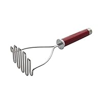 KitchenAid Gourmet Stainless Steel Wire Masher, 10.24-Inch, Empire Red