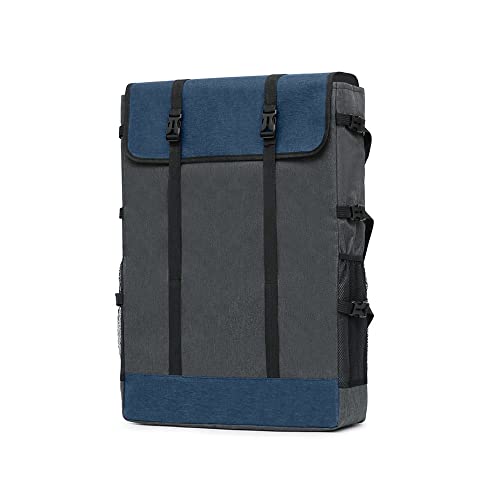 DZOZO A2 Art Craft Portfolio Case Artist Carrying Bag Drawing Board Bag Backpack Artwrok Storage Carrying Case Painting Sketch Pad Storage Bag Artist Portfolio Carrying Tote Bag Art Supplies Bag
