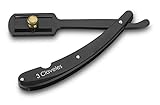 Acero inoxidable 3 Claveles Navaja de hoja intercambiable negra- 12665